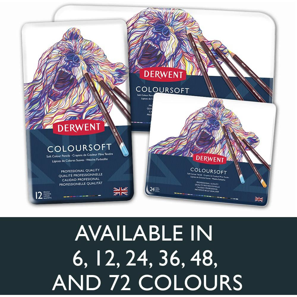 Matite colorate Derwent Coloursoft – DERWENT - 8