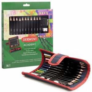 foto di Derwent Set Matite Colorate Academy con Astuccio Arrotolabile