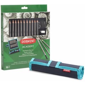 Academy set Matite colorate con astuccio arrotolabile – DERWENT - 3