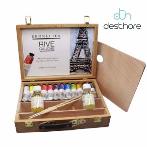 Set di colori ad olio fine Cassetta in legno  “Rive Gauche” – SENNELIER - 2