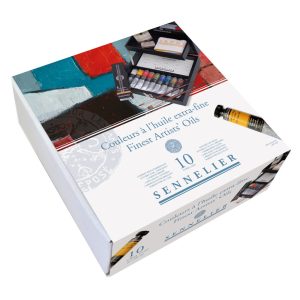 Set di colori ad olio extrafine in cassetta in legno – SENNELIER - 1