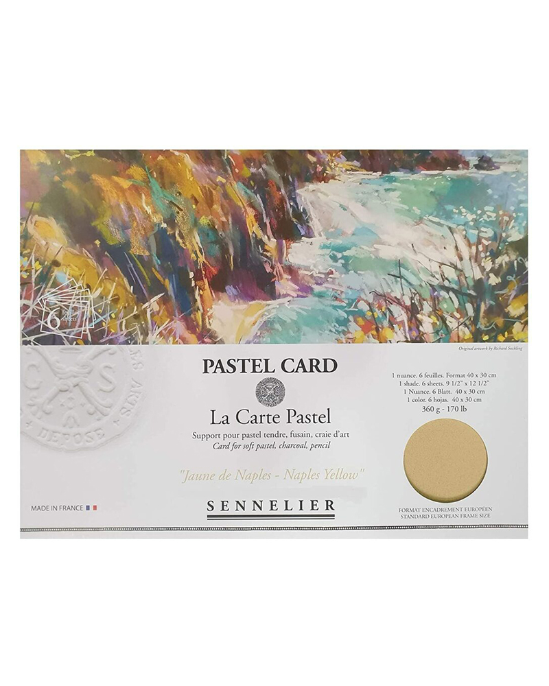 foto di Confezione da 6 "Pastel Card" - carta per pastello 360 g/m² - SENNELIER