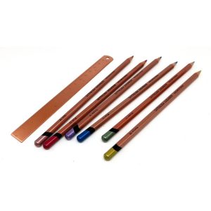 Matite colorate “Metallic” con righello Edizione Limitata – DERWENT