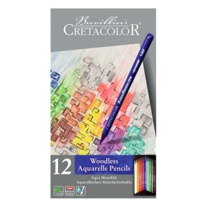 Matite colorate acquerellabili pure 100% grafite Aqua Monolith – CRETACOLOR