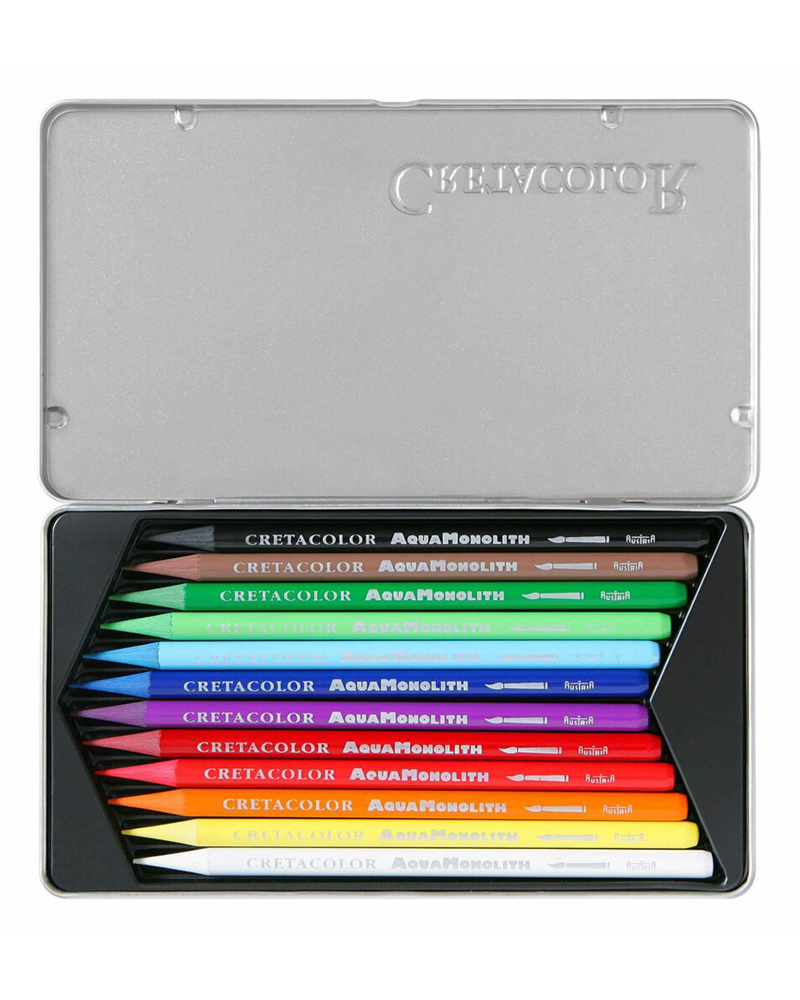 foto di Matite colorate acquerellabili pure 100% grafite Aqua Monolith - CRETACOLOR