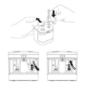 Temperamatite Doppio Foro a batteria – DERWENT - 1