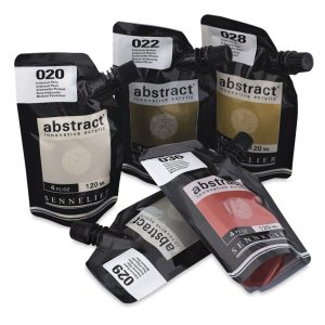 Acrilico Abstract set colori metallici – SENNELIER - 3