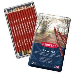Matite colorate Drawing – set da 12 – DERWENT