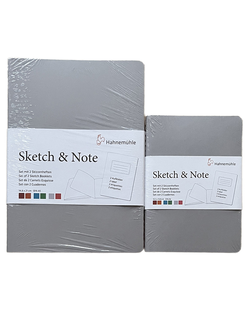 Quaderno per schizzi e appunti 125 g/m² Grigio/Rosa – HAHNEMÜHLE - 1
