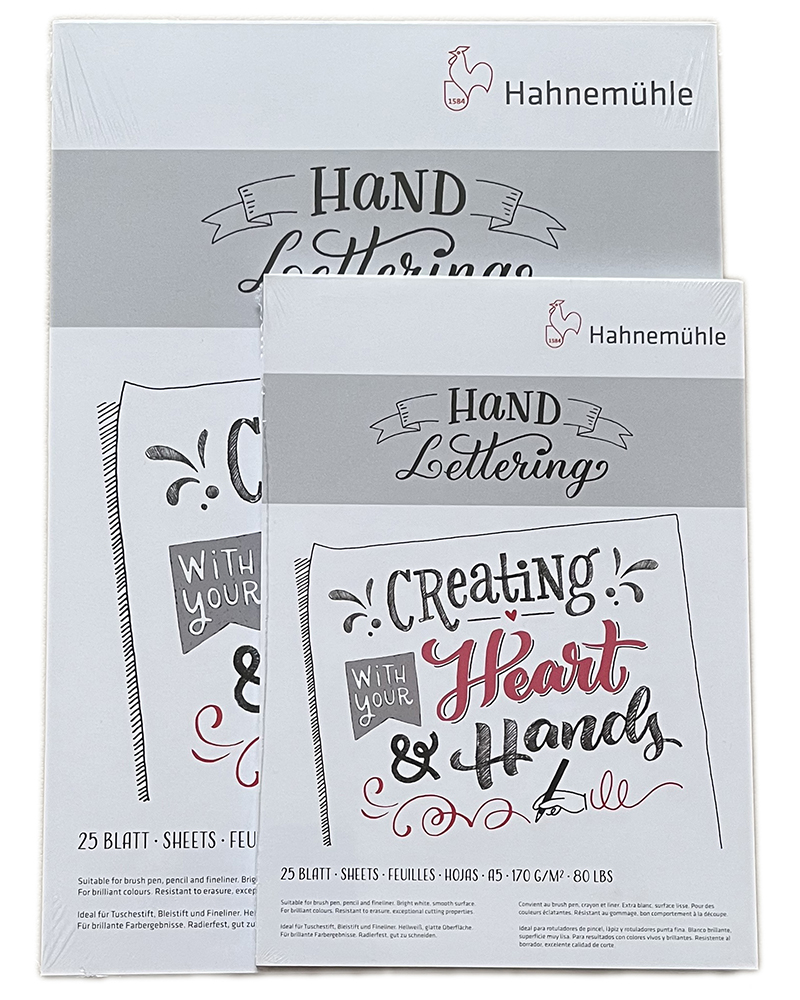 foto di Blocco carta "Hand Lettering" 170 g/m² - HAHNEMÜHLE