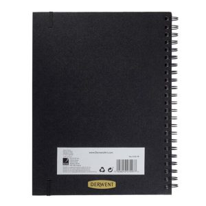 Quaderno per schizzi Black Book – Derwent, carta nera 200 g/m² - 3