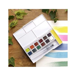 Set Acquerelli Inktense 12 Mezzi Godet – Derwent