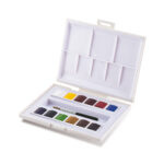 Set Acquerelli Sennelier – “La Petite Aquarelle” 12 Mezzi Godet da Viaggio