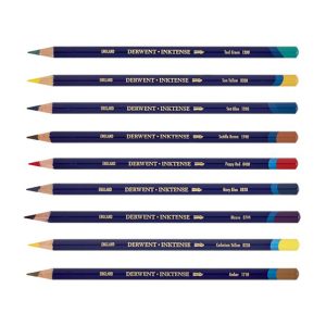 foto di Matite Colorate Professionali Derwent Inktense – Sfuse e Acquerellabili