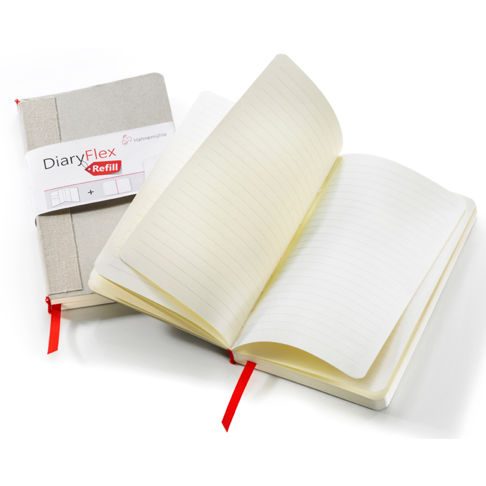 Quaderno di ricambio Diary Flex puntinato rigato vuoto – Hahnemühle
