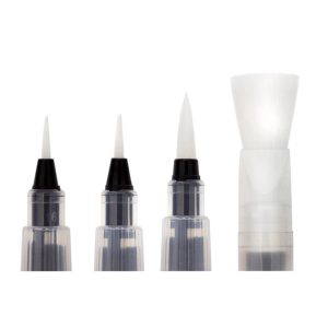 Waterbrush set da 4 pennelli con serbatoio – DERWENT