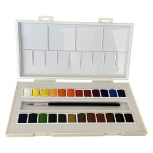 foto di Set Acquerelli Sennelier – La Petite Aquarelle da Viaggio 24 Mezzi Godet