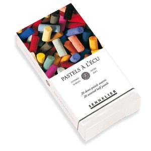 Confezione da 20/30 mezzi Pastelli morbidi “à l’écu” – SENNELIER – 20 pastelli