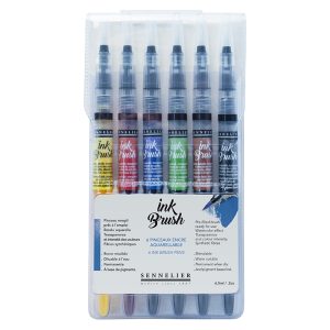 foto di Pennelli con Serbatoio – Ink Brush Set Colori Standard Sennelier