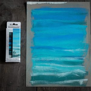 Set da 6 mezzi Pastelli morbidi “à l’écu” – Mare Smeraldo – SENNELIER - 7