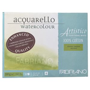 foto di blocco acquerello Grana grossa fabriano 31x41 ps