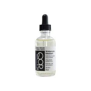 foto di Medium per acquerello QoR 59 ml – Trasparenza, flusso e brillantezza professionale