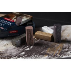 foto di Carboncino Idrosolubile CHARCOAL XL - Confezione da 6 colorazioni - DERWENT