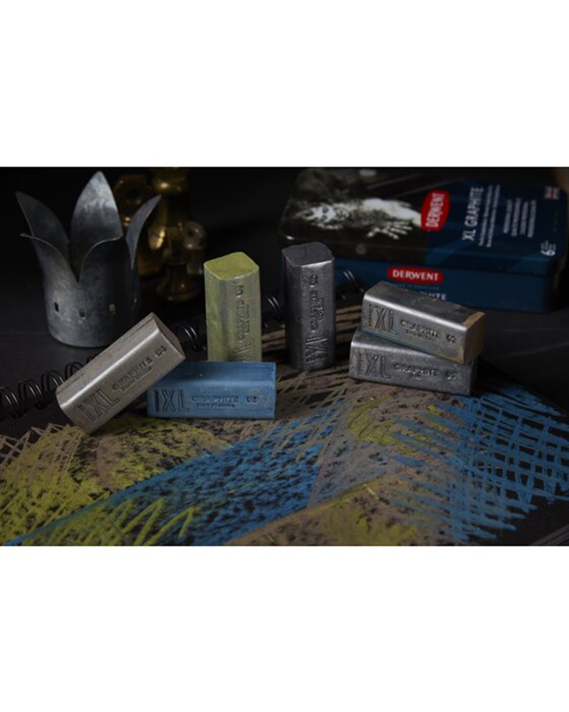 foto di Graphite Idrosolubile GRAPHITE XL - Confezione da 6 colorazioni - DERWENT