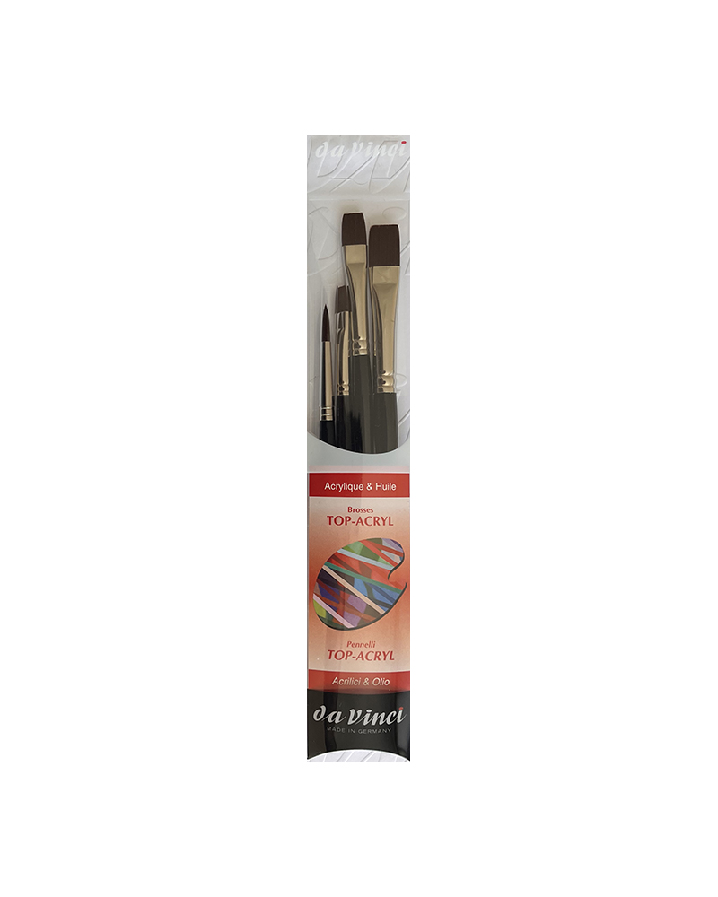 foto di Set pennelli Top Acrylic serie 4220 - Da Vinci -
