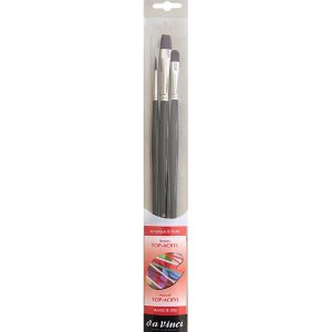 foto di Set pennelli Top Acrylic serie 4221 Manico lungo - Da Vinci -