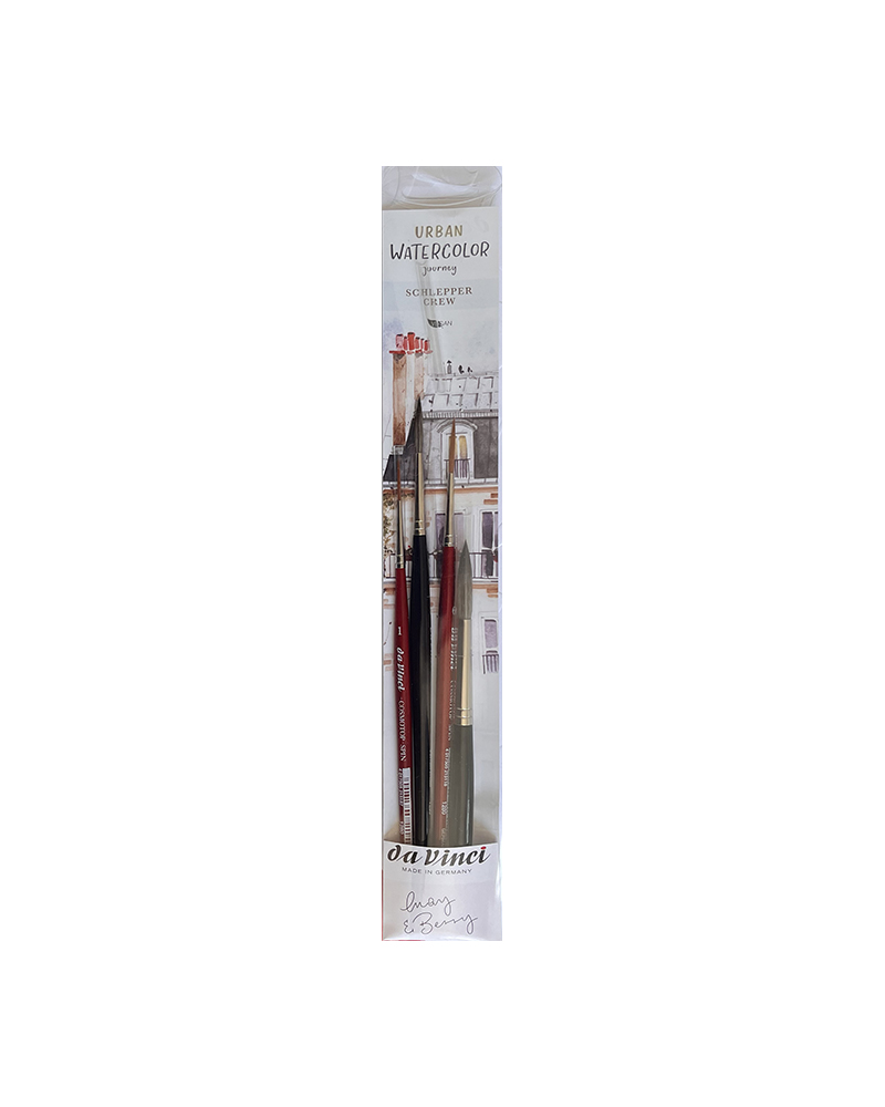 foto di Set pennelli per acquerello Urban Watercolor serie 5602 - Da Vinci -