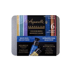 Sennelier Acquerelli in Tubetto – Set Extra Fini 6 Tubi Iridescenti - 1