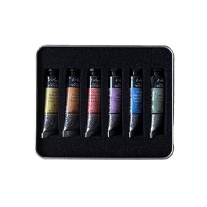 Sennelier Acquerelli in Tubetto – Set Extra Fini 6 Tubi Iridescenti - 1