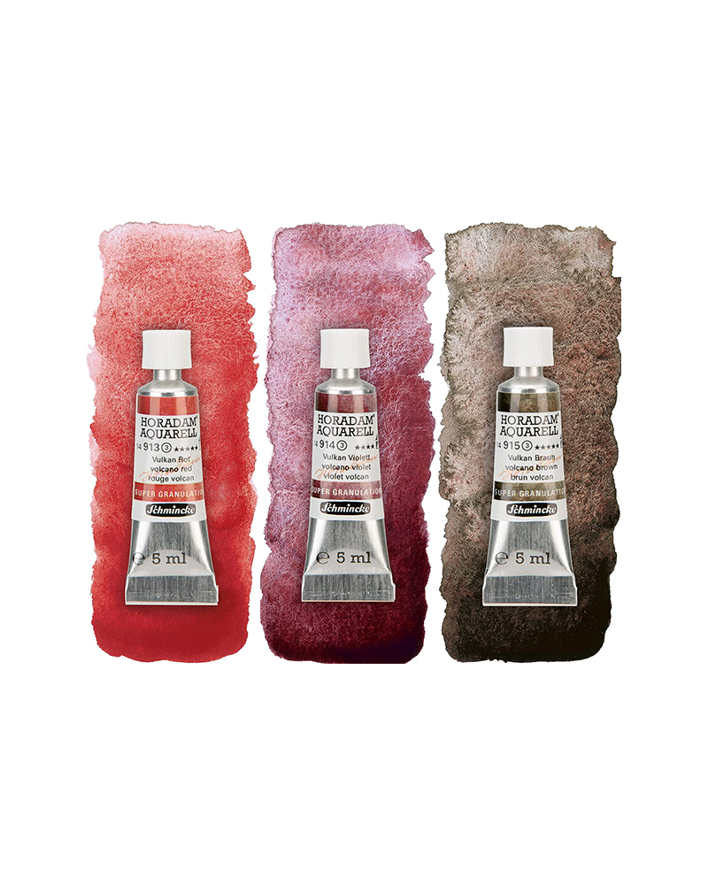 foto di Set di Acquerelli Horadam Super Granulati 3x5 ml - Trio Volcano - SCHMINCKE