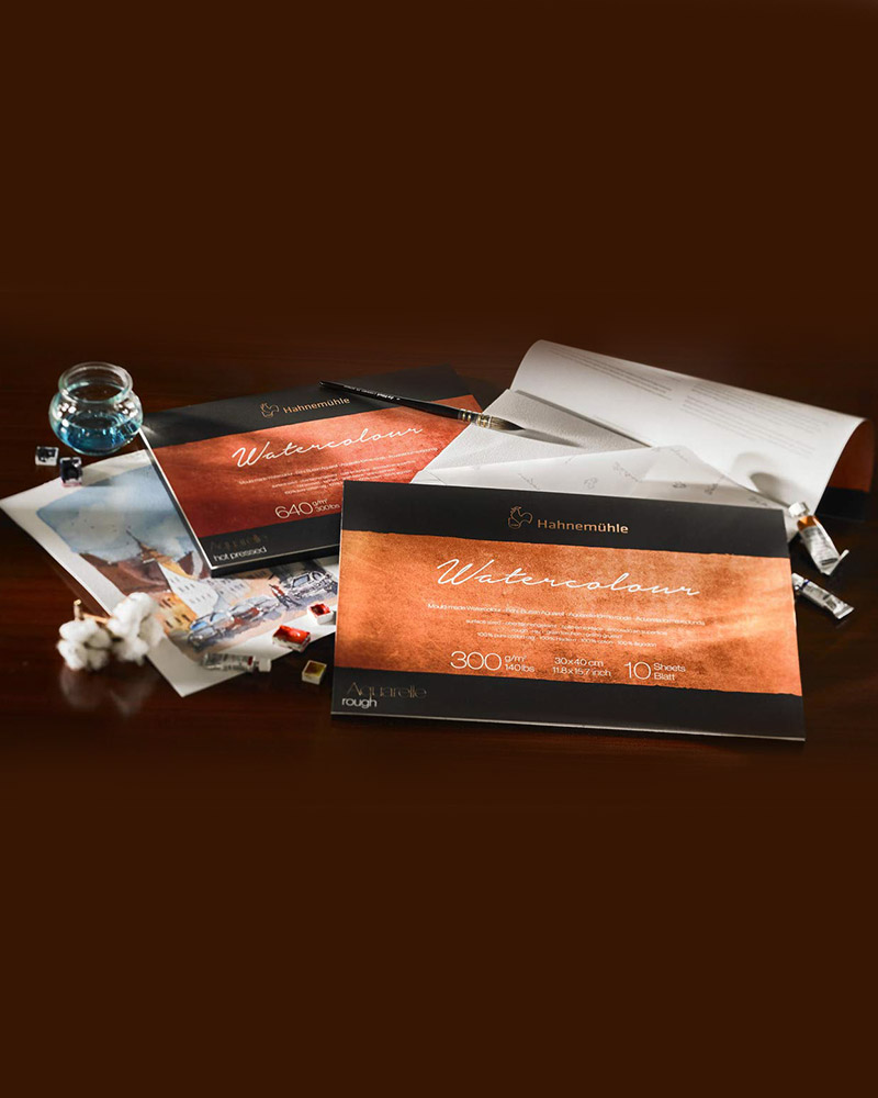 Blocco per acquerello Grana Fine 300 g/m² – HAHNEMÜHLE