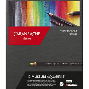 Matite Colorate Acquerellabili Museum set da 12 – CARAN D’ACHE