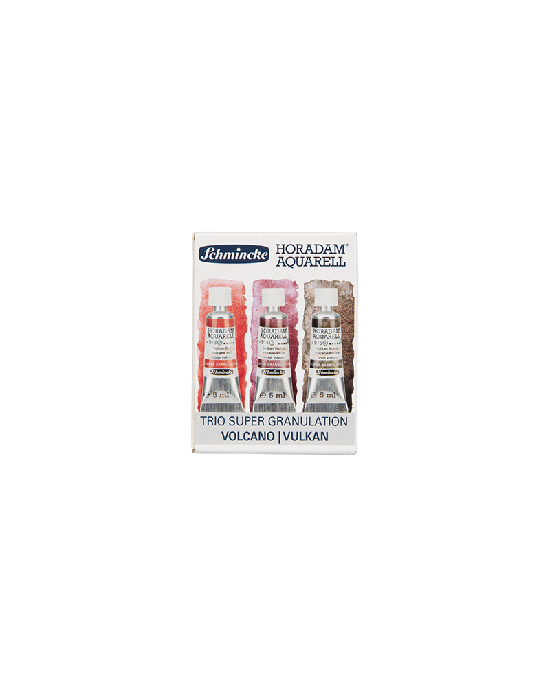 Set di Acquerelli Horadam Super Granulati 3×5 ml – Trio Volcano – SCHMINCKE - 2