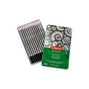 Matite grafite Academy confezione di metallo – DERWENT - 1