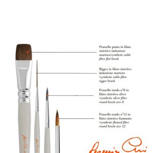 Art Book 4 Pennelli serie Geremia Cerri Limited – BORCIANI e BONAZZI - 5