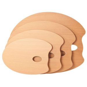 foto di Tavolozza di Legno Ovale - MABEF