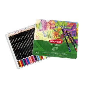 foto di Set di 24 matite colorate artistiche - Academy Colouring - DERWENT