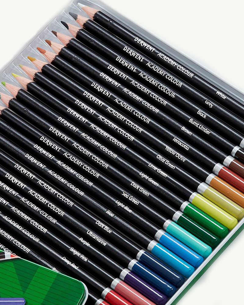 Set di 24 matite colorate artistiche – Academy Colouring – DERWENT - 6