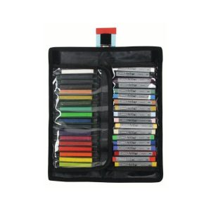 foto di Derwent album da disegno – Astuccio arrotolabile per 36 pastelli