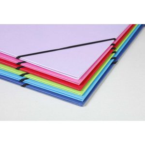 Cartelle portadisegno colorate con elastico – CLAIREFONTAINE