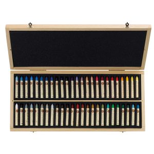 Pastelli ad Olio – Cassetta in legno da 50 colori – SENNELIER - 1