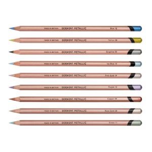 foto di Derwent matite colorate metallizzate sfuse – Colore e brillantezza professionale
