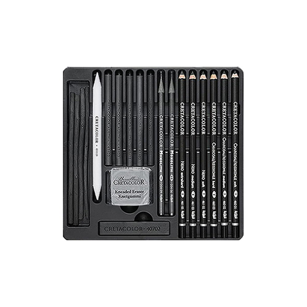 “Black box” Set carboncino e schizzi – CRETACOLOR - 4