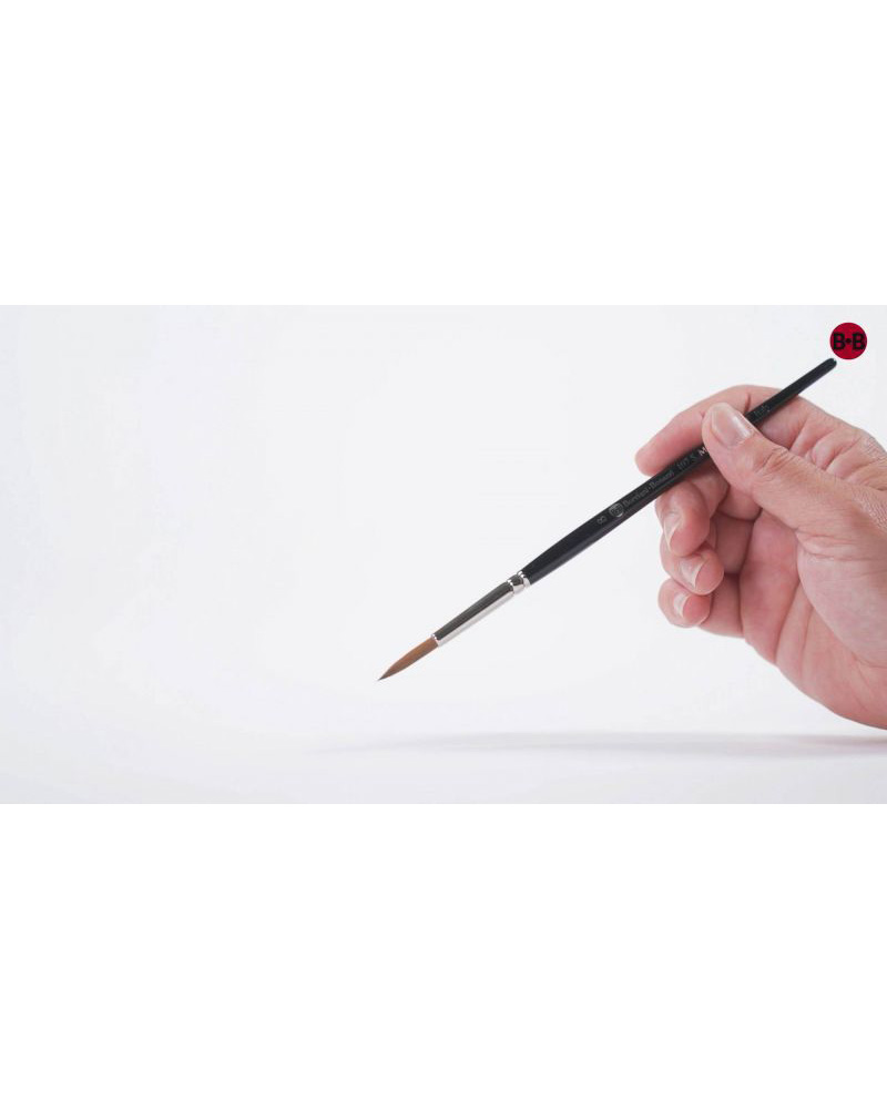 Pennello Tondo in Martora Kolinsky Sintetica – Serie 107/S MASTERPIECE – BORCIANI e BONAZZI - 4