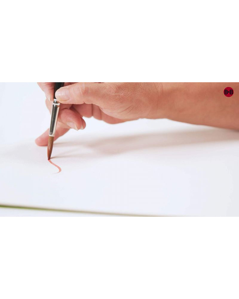 Pennello Tondo in Martora Kolinsky Sintetica – Serie 107/S MASTERPIECE – BORCIANI e BONAZZI - 5