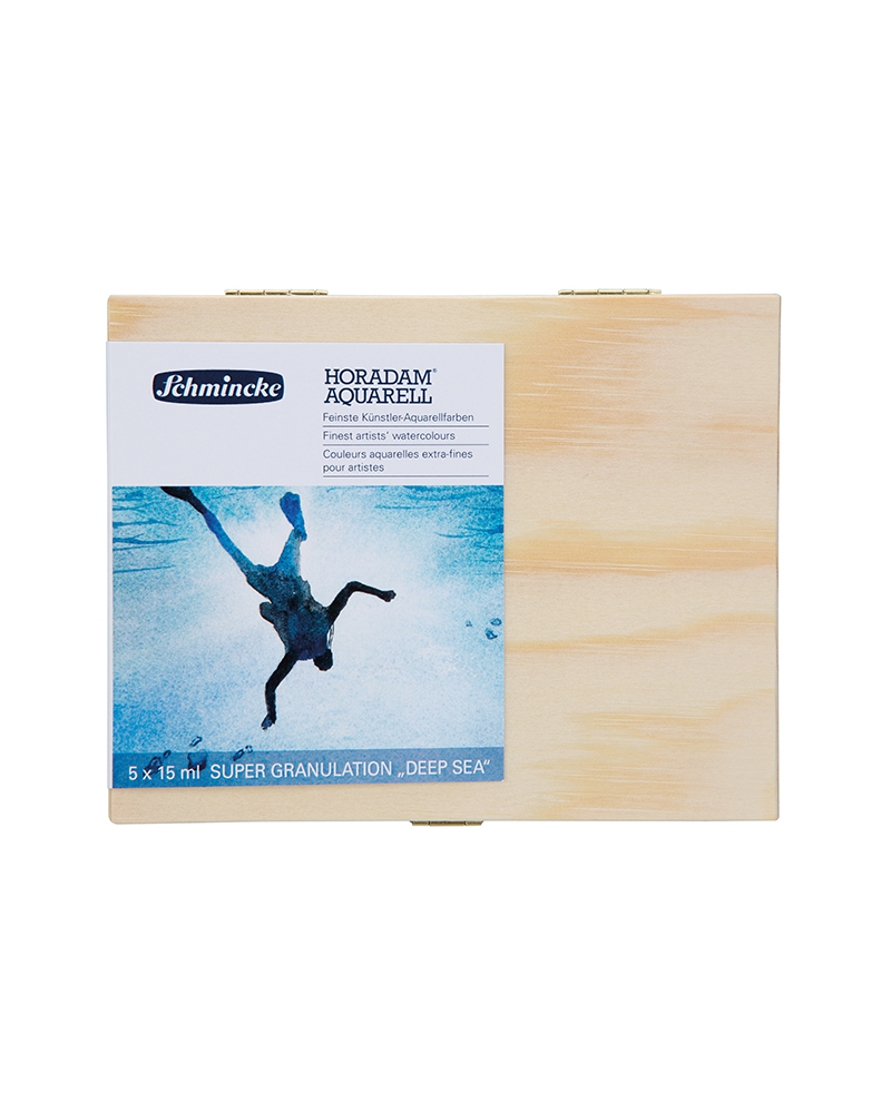 Set di Acquerelli Horadam Super Granulati 5×15 ml – Mare Profondo – SCHMINCKE - 2